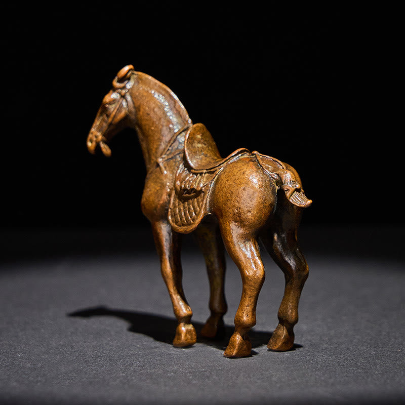 Buddha Stones , antikes Jahr des Pferdes, Legierung, Heimdekoration, 7,5 x 2,6 x 7 cm - image 5