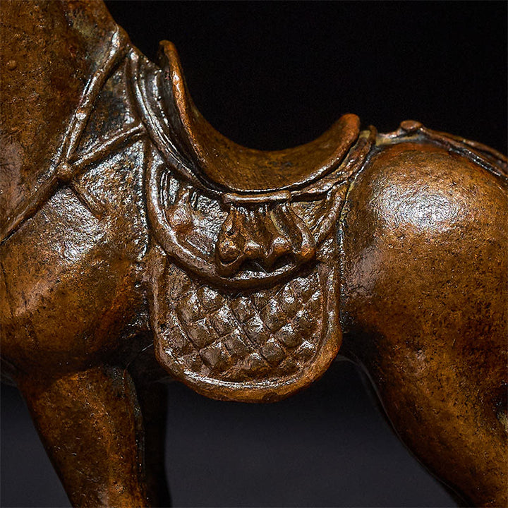 Buddha Stones , antikes Jahr des Pferdes, Legierung, Heimdekoration, 7,5 x 2,6 x 7 cm - image 8