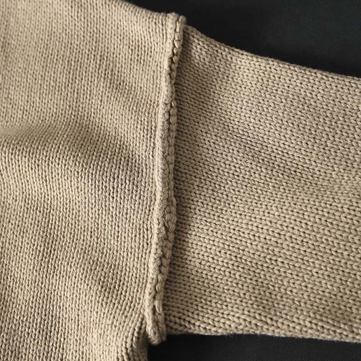 Cardigan mit Buddha Stones -Patchworkmuster, Knöpfen, Baumwolle, Damen, Langarm - image 6