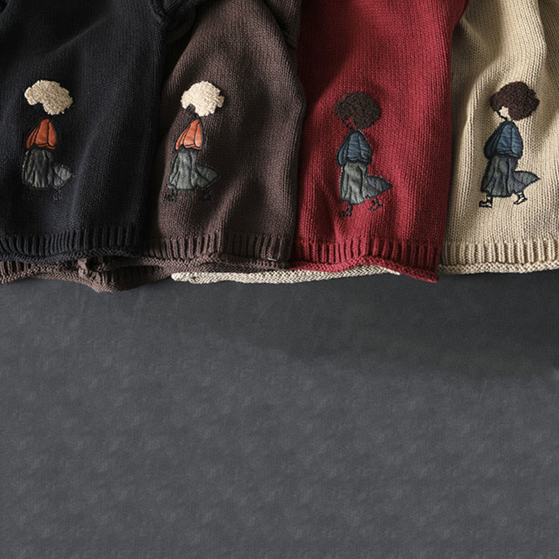 Cardigan mit Buddha Stones -Patchworkmuster, Knöpfen, Baumwolle, Damen, Langarm - image 21