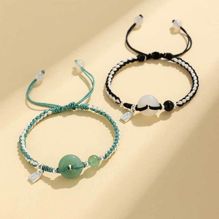 Buddha Stones , grünes Aventurin-Achat-Friedensarmband mit Schnalle - image 18