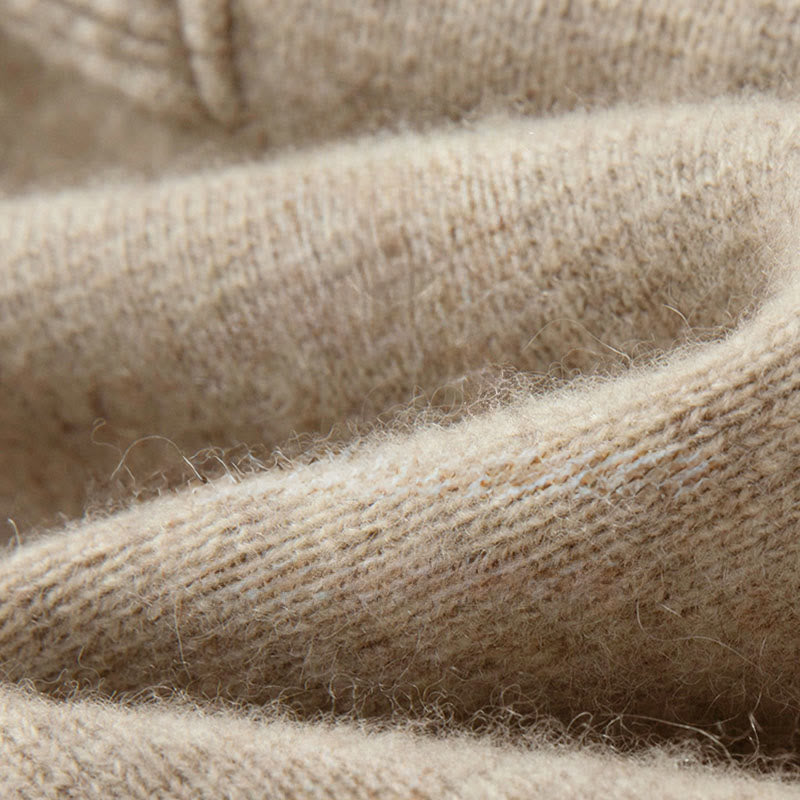 Buddha Stones ​​Winterpullover aus Wolle, einfarbig, mit chinesischen Froschknöpfen, Herren, langärmelig - image 13