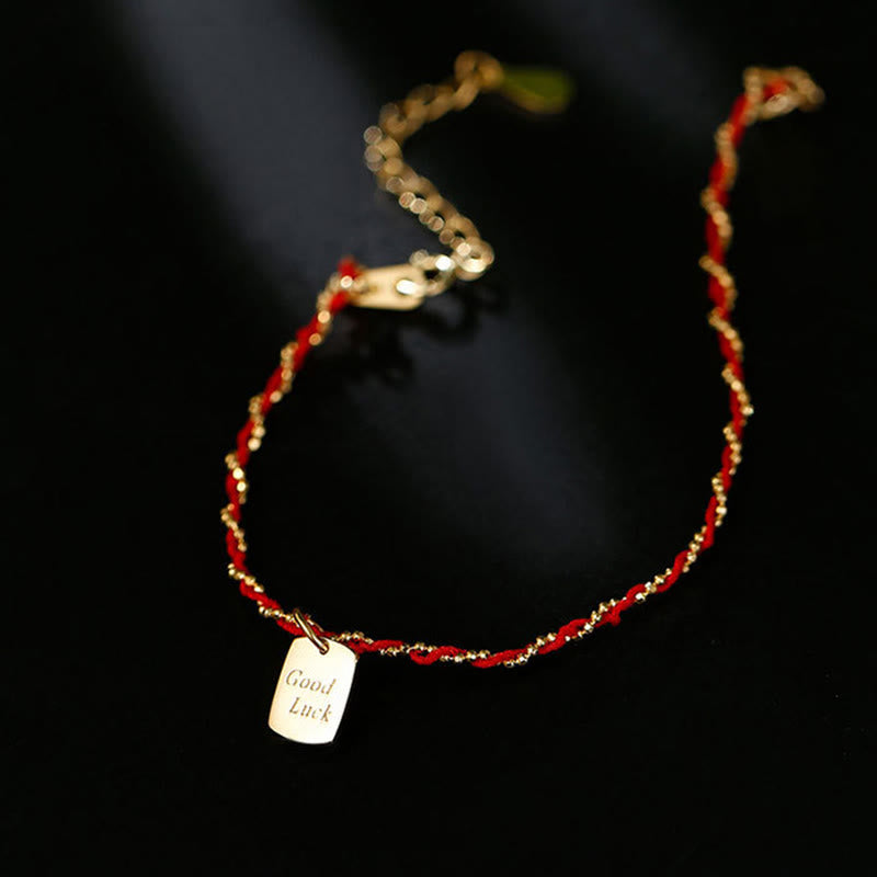 Buddha Stones, 925er Sterlingsilber, rotes Armband – Glücksbringer  - image 2