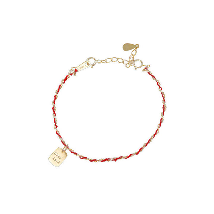 Buddha Stones, 925er Sterlingsilber, rotes Armband – Glücksbringer  - image 7