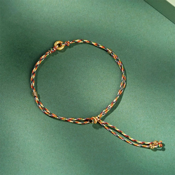 Handgefertigtes Friedensarmband mit Buddha Stones, mehrfarbig, für Kinder und Erwachsene - Kind (Handgelenkumfang 5-13 cm) - image 1