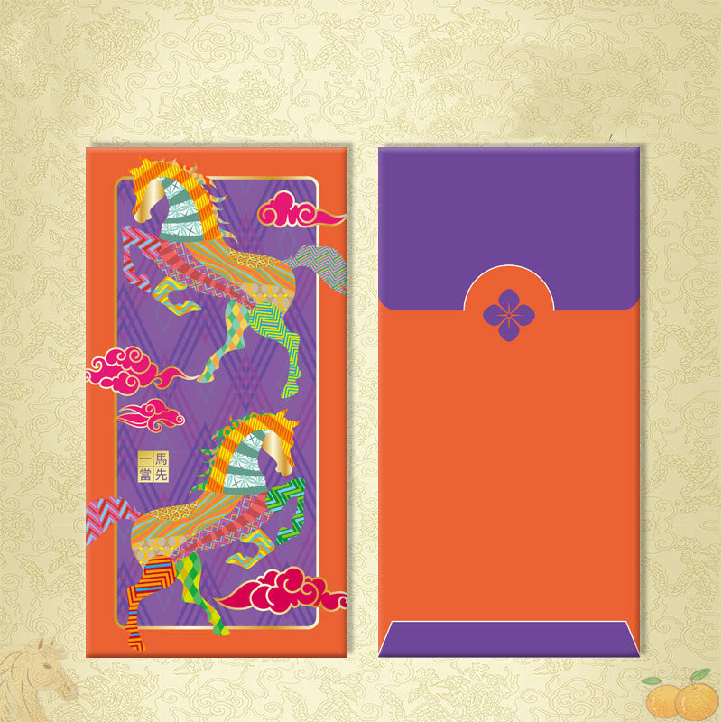 Buddha Stones, 6 Stück, mehrfarbig, chinesischer roter Umschlag, Reichtum im Jahr des Pferdes 2026, Neujahr - 6 Stück. Sei der Erste, der führt. - image 20