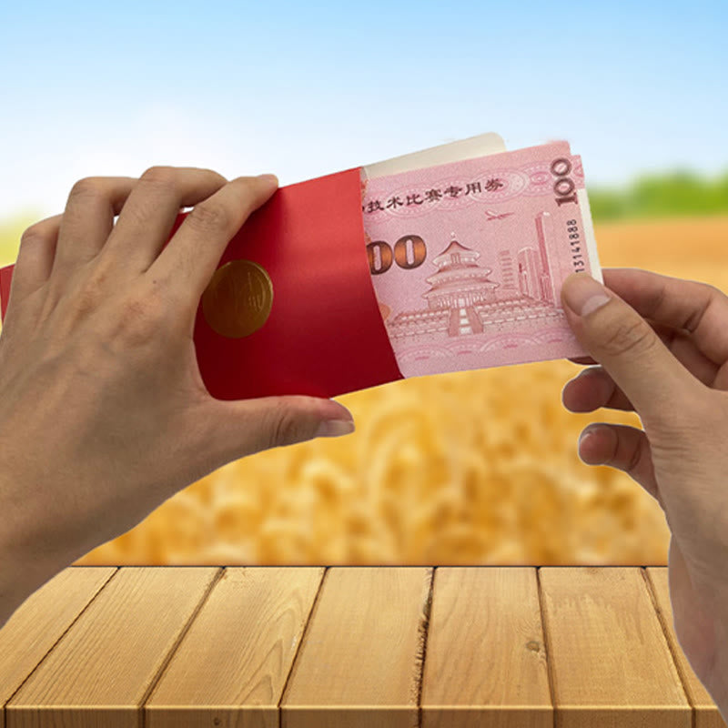 Buddha Stones, 6 Stück, mehrfarbig, chinesischer roter Umschlag, Reichtum im Jahr des Pferdes 2026, Neujahr - image 27