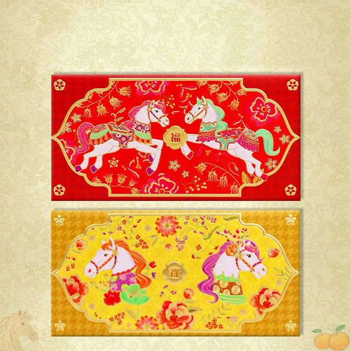 Buddha Stones, 6 Stück, mehrfarbig, chinesischer roter Umschlag, Reichtum im Jahr des Pferdes 2026, Neujahr - 6-teiliges Set für Segen und Wohlstand - image 10