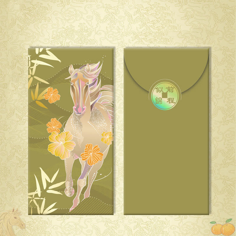 Buddha Stones, 6 Stück, mehrfarbig, chinesischer roter Umschlag, Reichtum im Jahr des Pferdes 2026, Neujahr - 6 Stück für eine strahlende und erfolgreiche Zukunft - image 16