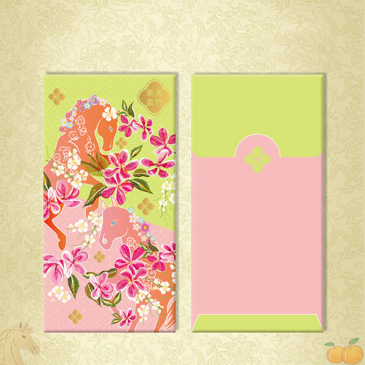 Buddha Stones, 6 Stück, mehrfarbig, chinesischer roter Umschlag, Reichtum im Jahr des Pferdes 2026, Neujahr - 6-teiliges Set – Wohlstand erfüllt Ihr Zuhause - image 1