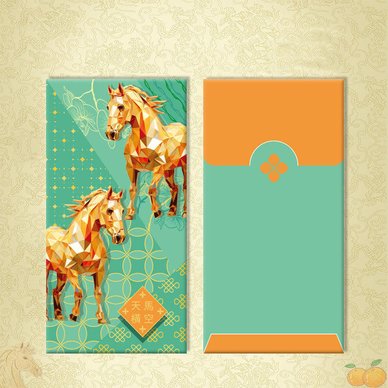 Buddha Stones, 6 Stück, mehrfarbig, chinesischer roter Umschlag, Reichtum im Jahr des Pferdes 2026, Neujahr - 6-teiliges Set für kühne und grenzenlose Fantasie - image 17