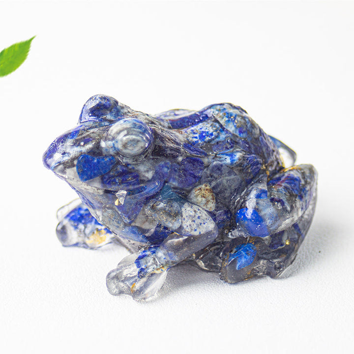 Buddha Stones -Kristall-Tropfenharz-Kleiner-Frosch-Leidenschafts-Dekorationsstatue - image 15