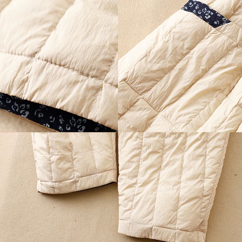 Buddha Stones Damen Winter Thermohose aus Patchwork-Baumwolle mit Taschen - image 7