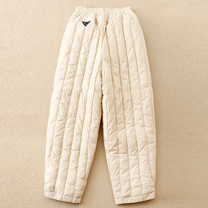 Buddha Stones Damen Winter Thermo-Patchworkhose mit Taschen - image 1