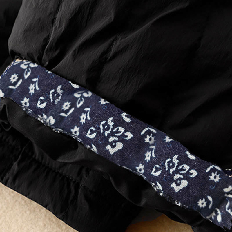 Buddha Stones Damen Winter Thermo-Patchworkhose mit Taschen - image 11