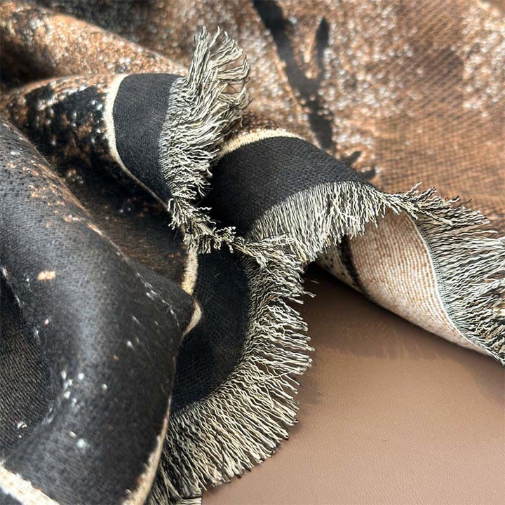 Buddha Stones Winter Magnolien Schmetterlingsmuster Weicher Schal Stola - image 12