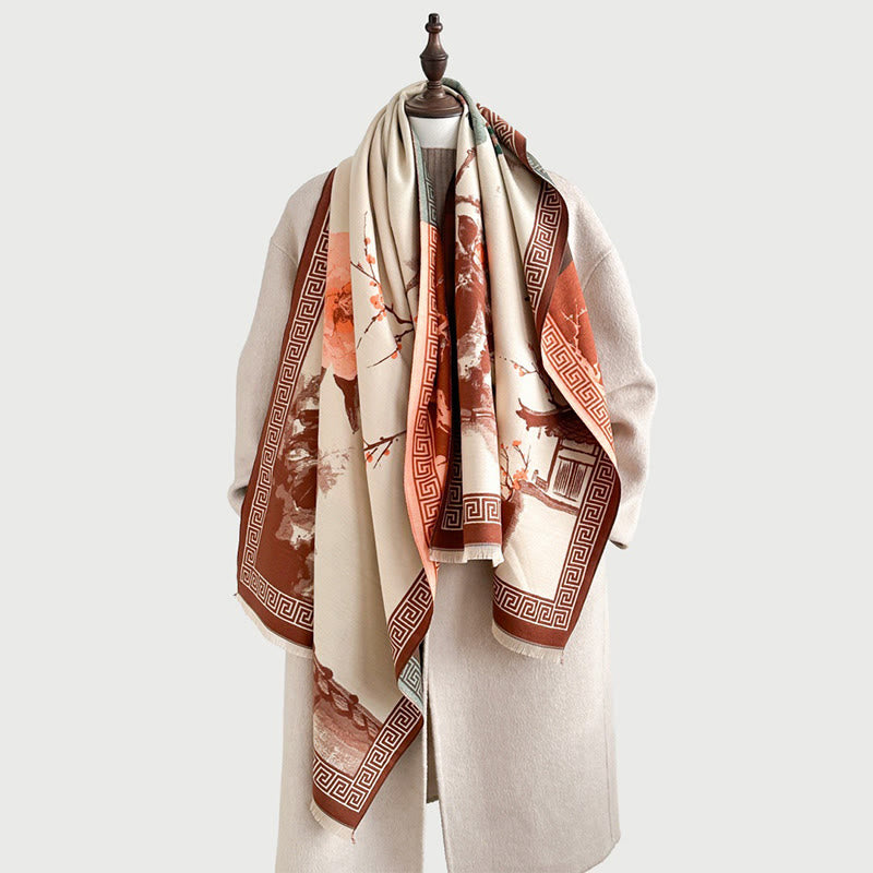 Buddha Stones, Herbst-Pflaumenblüten-Easen-Tusche-Tusche-Tusche-Tusche - image 3