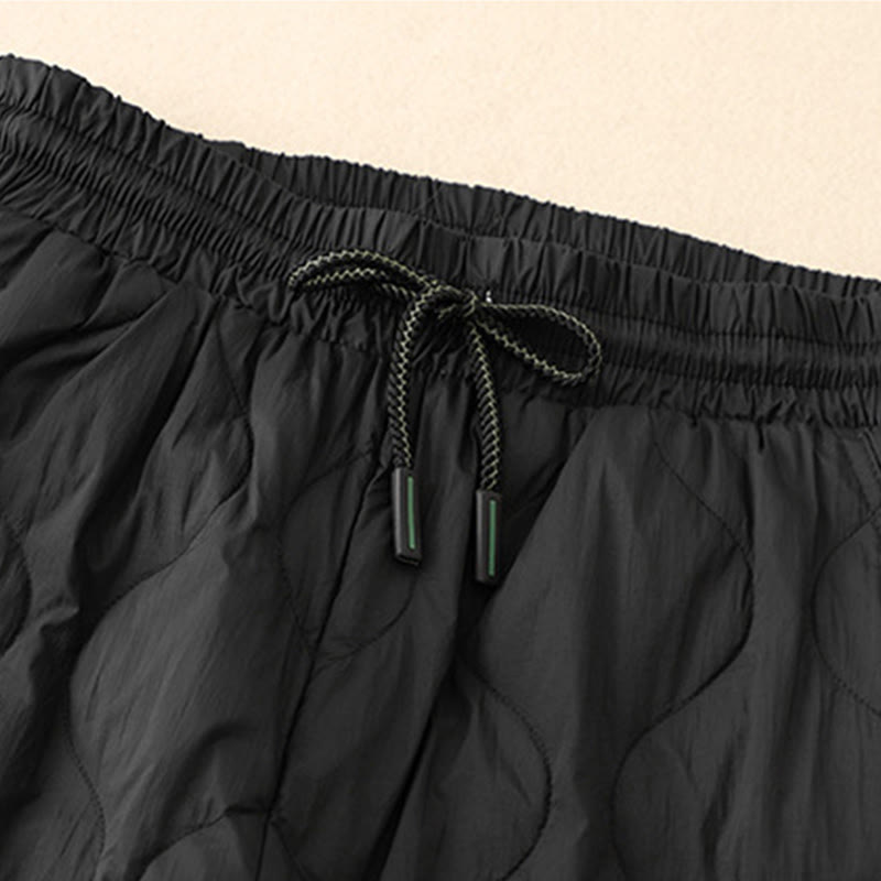 Buddha Stones Winter Curved Lines Warme Damen-Knöchellange Hose mit Taschen - image 9