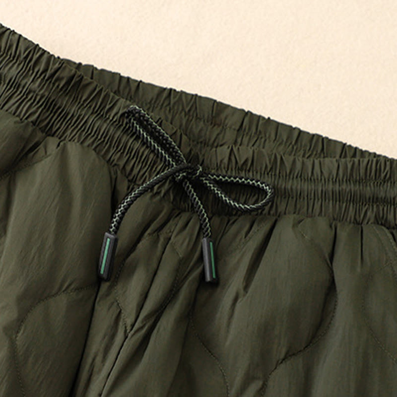 Buddha Stones Winter Curved Lines Warme Damen-Knöchellange Hose mit Taschen - image 14