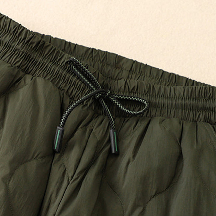 Buddha Stones Winter Curved Lines Warme Damen-Knöchellange Hose mit Taschen - image 14