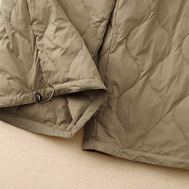 Buddha Stones Winter Curved Lines Warme Damen-Knöchellange Hose mit Taschen - image 4