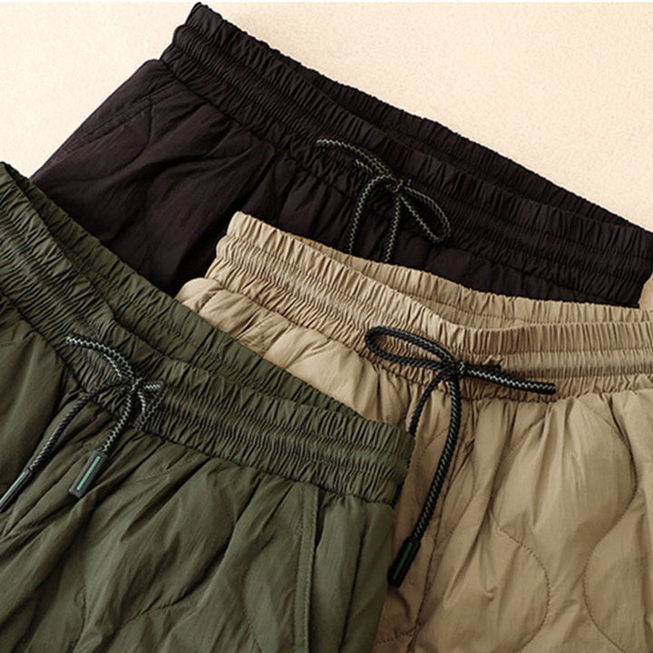 Buddha Stones Winter Curved Lines Warme Damen-Knöchellange Hose mit Taschen - image 18