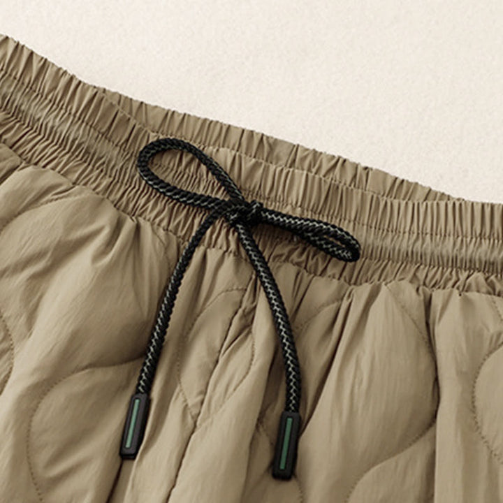 Buddha Stones Winter Curved Lines Warme Damen-Knöchellange Hose mit Taschen - image 2