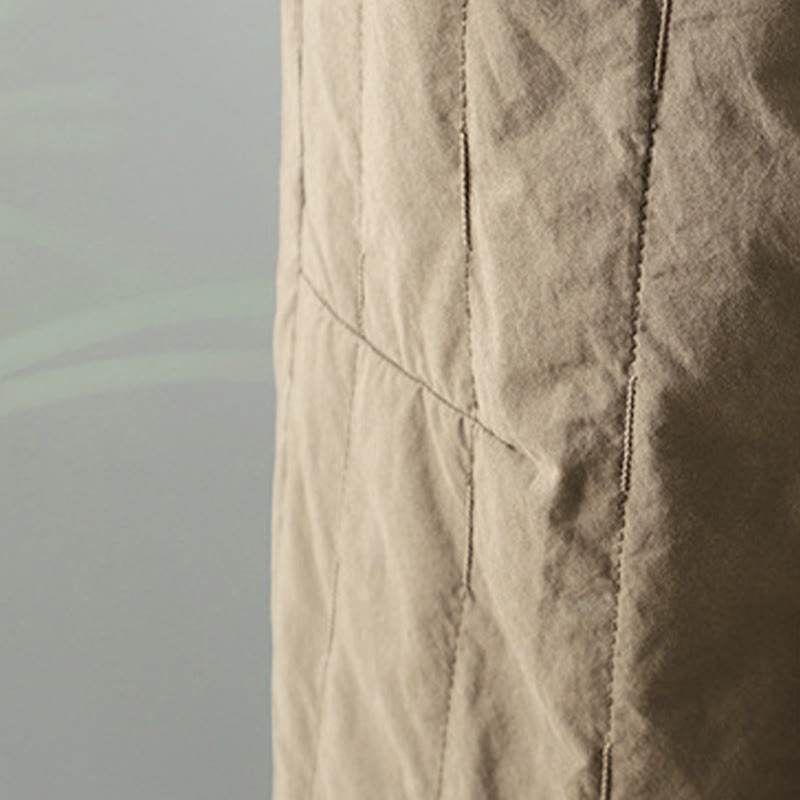 Buddha Stones, geradlinige Streifen, Baumwoll-Haremshose für Damen mit Taschen - image 4