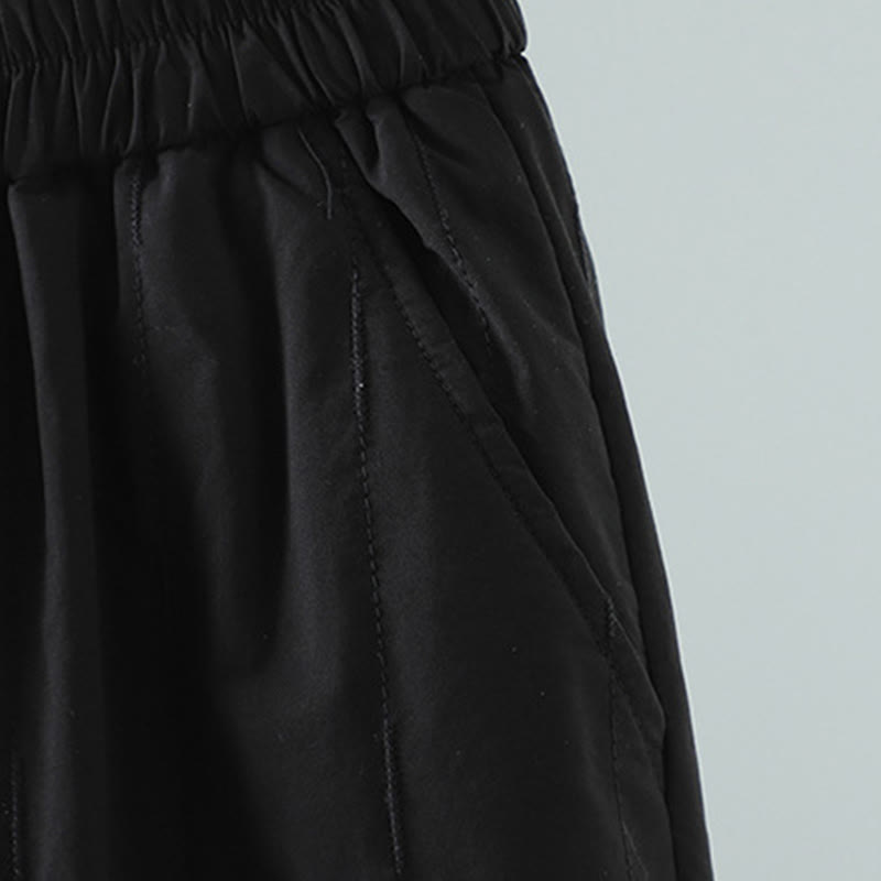 Buddha Stones, geradlinige Streifen, Baumwoll-Haremshose für Damen mit Taschen - image 8