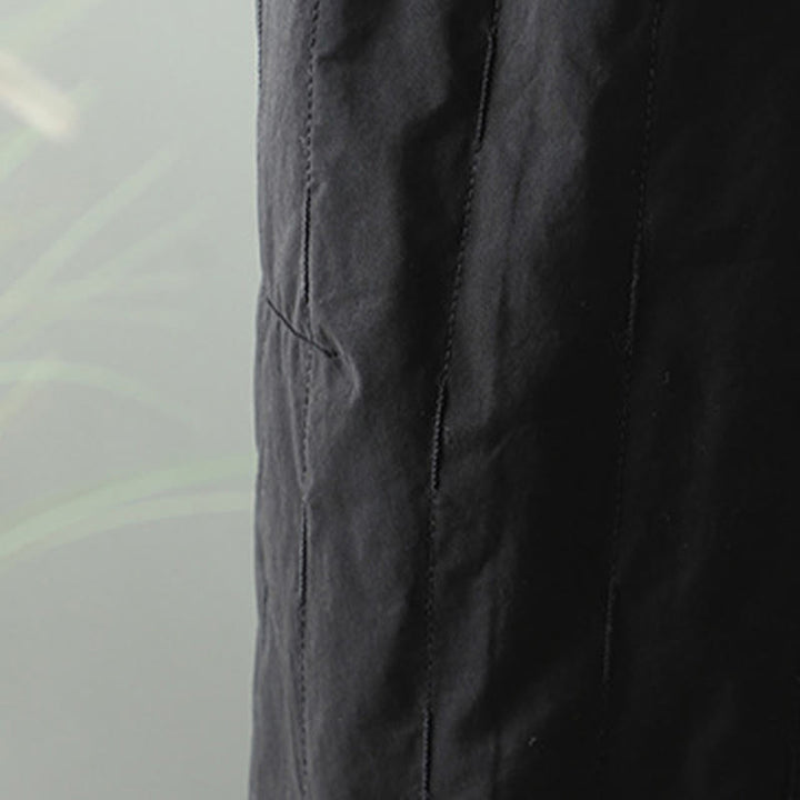 Buddha Stones Haremshose mit geraden Linien und Streifen, gefüttert mit Baumwollfleece, mit Taschen - image 9