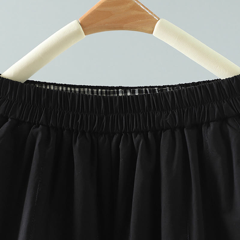 Buddha Stones, geradlinige Streifen, Baumwoll-Haremshose für Damen mit Taschen - image 7