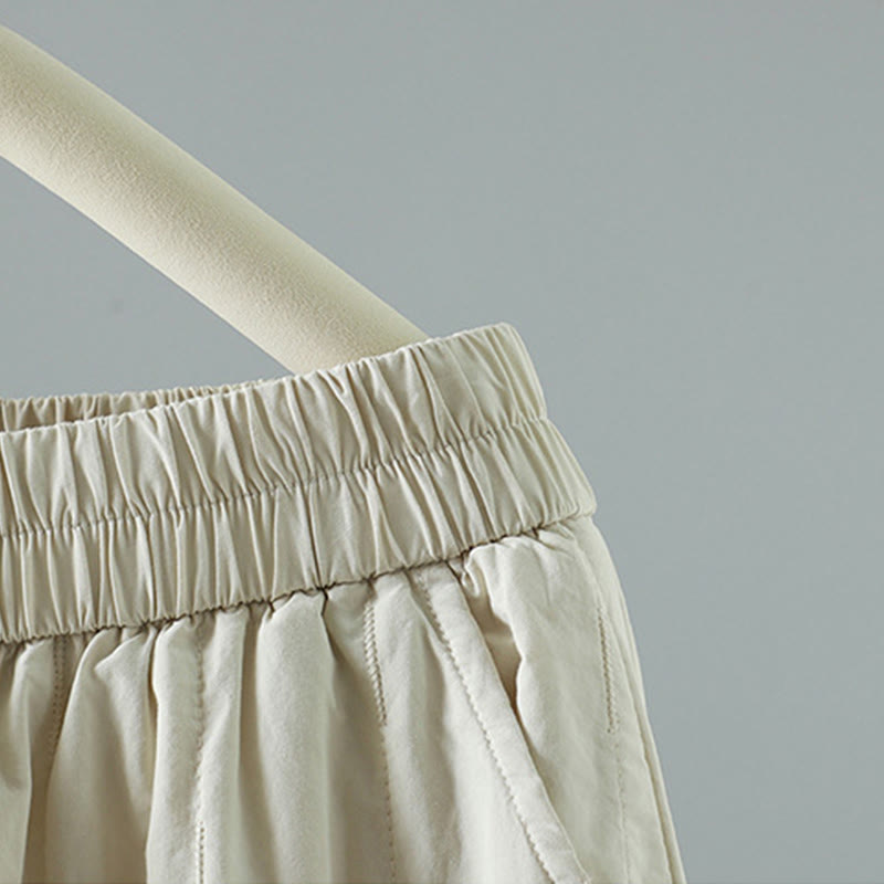 Buddha Stones, geradlinige Streifen, Baumwoll-Haremshose für Damen mit Taschen - image 16