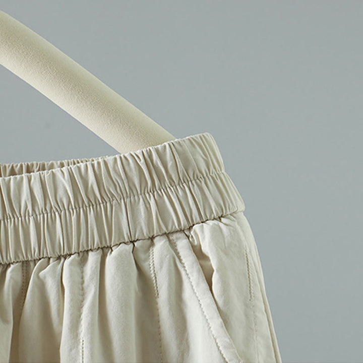 Buddha Stones, geradlinige Streifen, Baumwoll-Haremshose für Damen mit Taschen - image 16