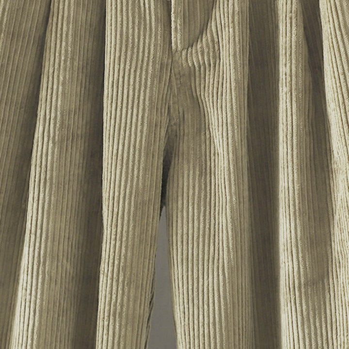 Buddha Stones Damen Winter Haremshose aus Cord-Baumwolle mit hoher Taille und Fleecefutter und Taschen - image 22