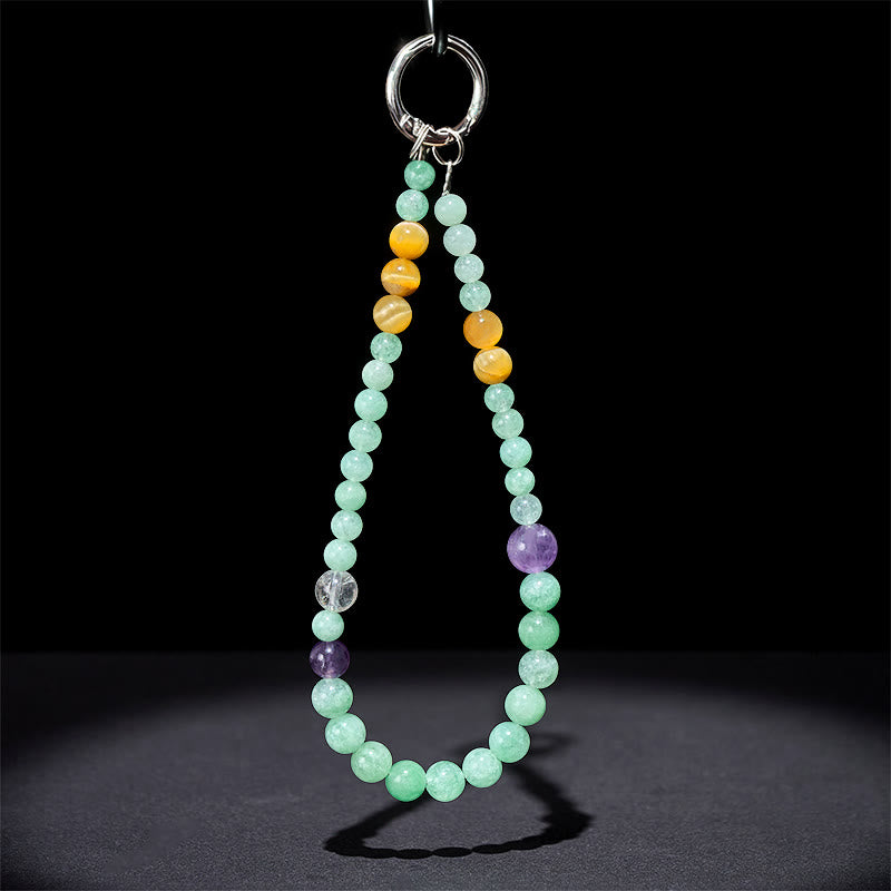 Buddha Stones -Jade-Perlen-Schlüsselanhänger, Wohlstandssymbol, Handy-Hängedekoration - image 4