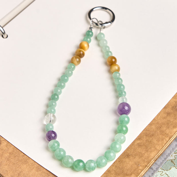 Buddha Stones -Jade-Perlen-Schlüsselanhänger, Wohlstandssymbol, Handy-Hängedekoration - Jade (Fülle ♥ Glück) - image 0