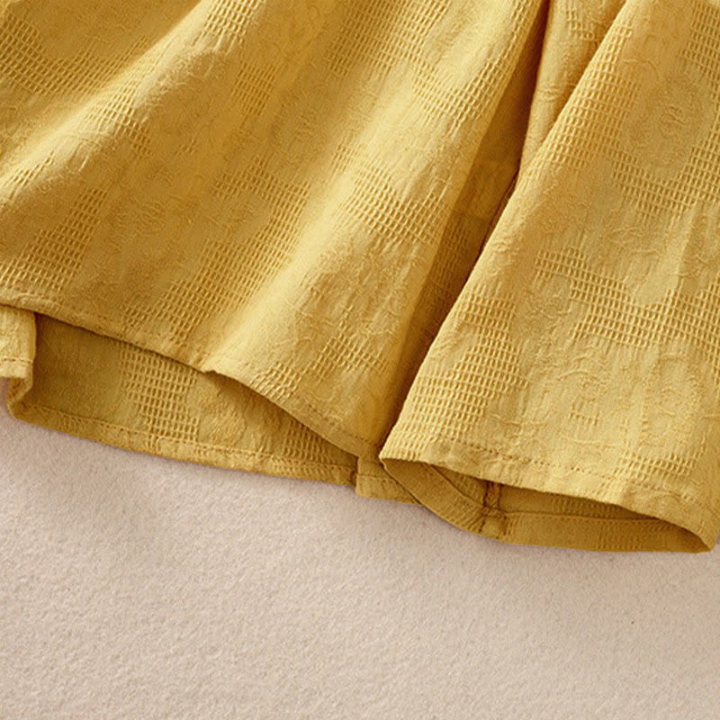 Buddha Stones ​​Herbststickerei, asymmetrisches Design, Froschknopf, Damen-Baumwoll-Langarmshirt - image 30