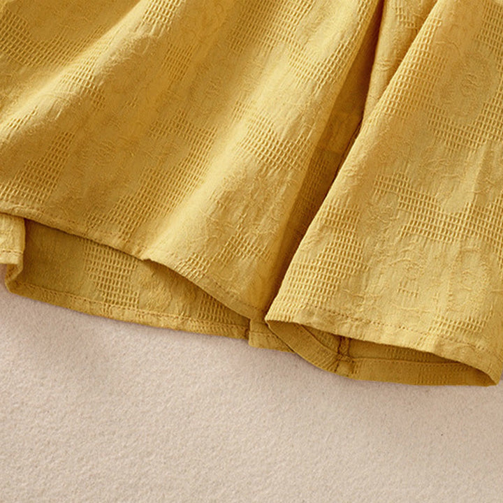 Buddha Stones ​​Herbststickerei, asymmetrisches Design, Froschknopf, Damen-Baumwoll-Langarmshirt - image 30