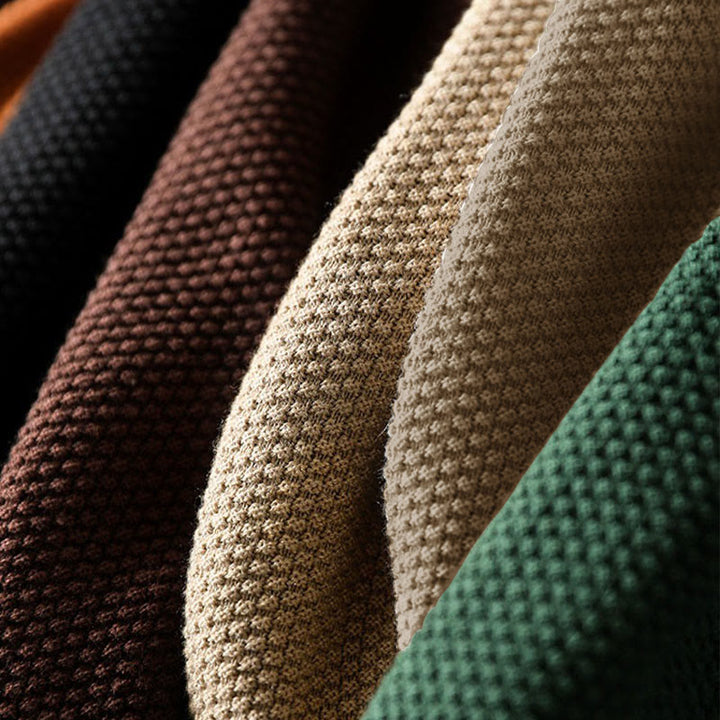 Buddha Stones ​​Herbstfarbene Knöpfe V-Ausschnitt Baumwolle Damen Langarm Strickpullover - image 22