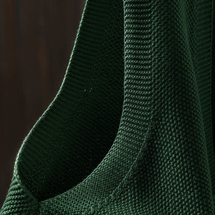 Ärmellose Damenweste aus Baumwolle mit Buddha Stones, Hasenmotiv, Baumstickerei und Knöpfen - image 7