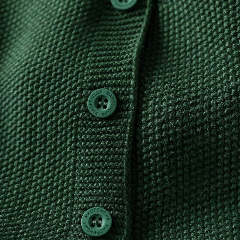 Ärmellose Damenweste aus Baumwolle mit Buddha Stones, Hasenmotiv, Baumstickerei und Knöpfen - image 9