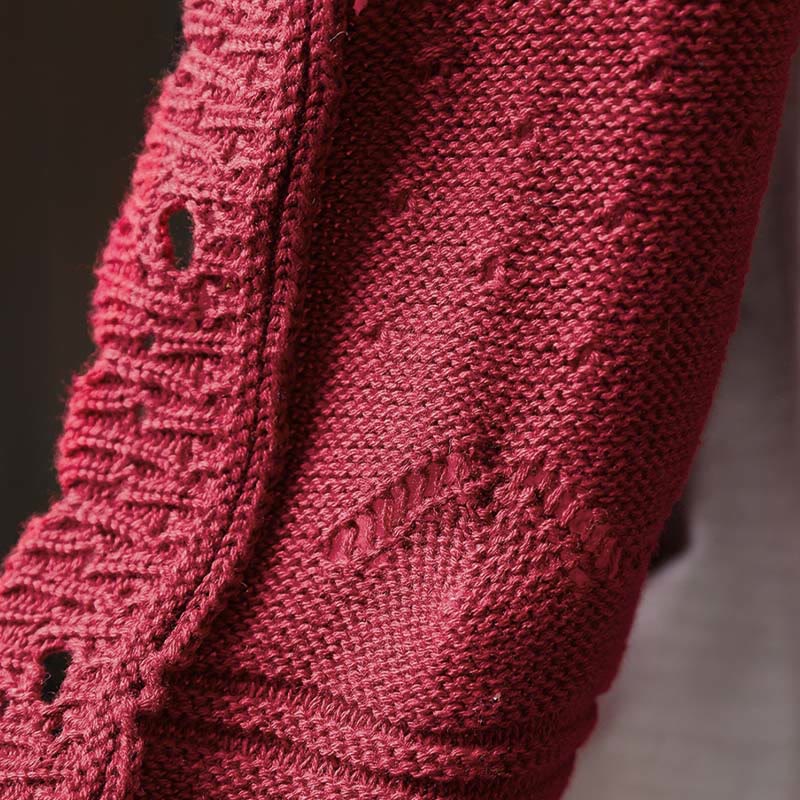 Buddha Stones Herbstspitze Knöpfe Baumwolle Damen Langarm Strickcardigan mit Taschen - image 10