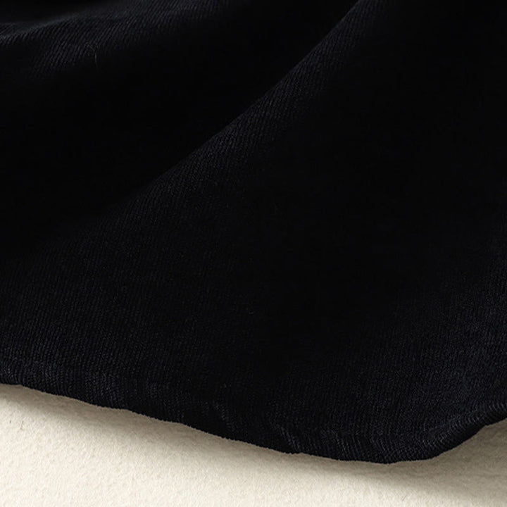 Buddha Stones Winterkleid mit hohem Kragen, warmer Baumwolle, langen Ärmeln und Taschen für Damen - image 24