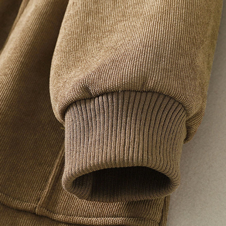 Buddha Stones Winterkleid mit hohem Kragen, warmer Baumwolle, langen Ärmeln und Taschen für Damen - image 4