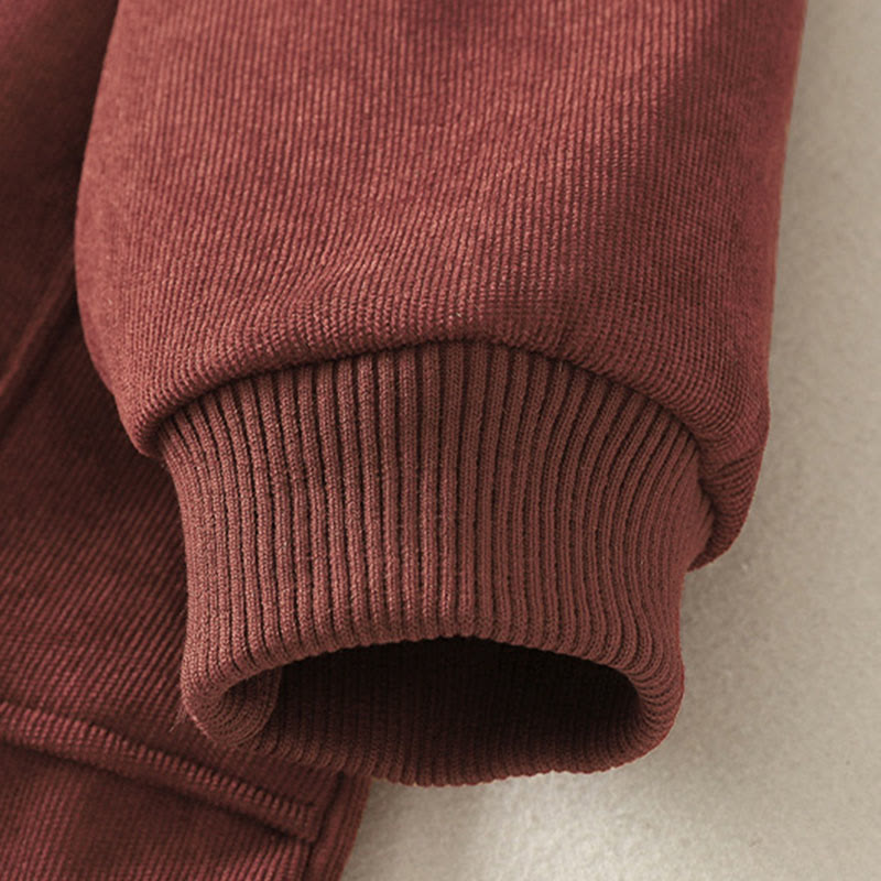 Buddha Stones Winterkleid mit hohem Kragen, warmer Baumwolle, langen Ärmeln und Taschen für Damen - image 11