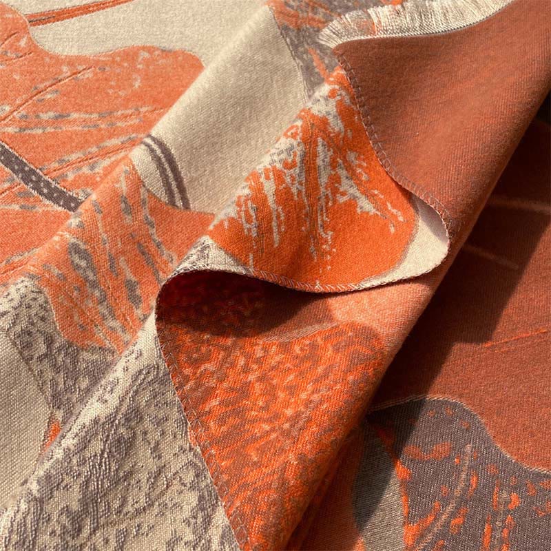 Buddha Stones, Winterstorch, Lotusblumen, Blättermuster, weicher Schal/Stola - image 2