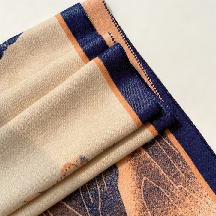 Buddha Stones, Winterberg, Lotusblumen, Blättermuster, weicher Schal/Stola - image 16