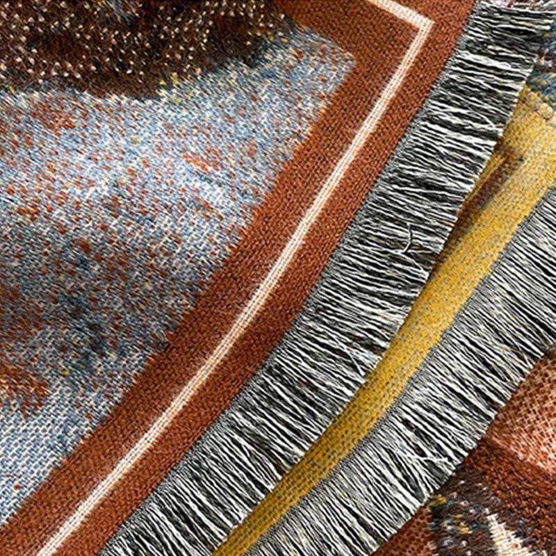 Buddha Stones, Winterweiße Magnolienblüten, Kleines Vogelmuster, Warmer, Kuscheliger Schal - image 14