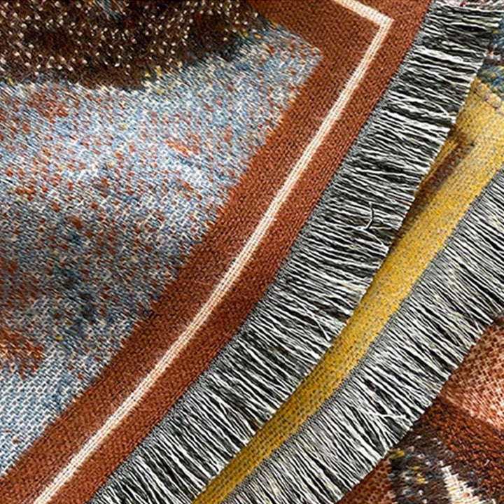 Buddha Stones, Winterweiße Magnolienblüten, Kleines Vogelmuster, Warmer, Kuscheliger Schal - image 14