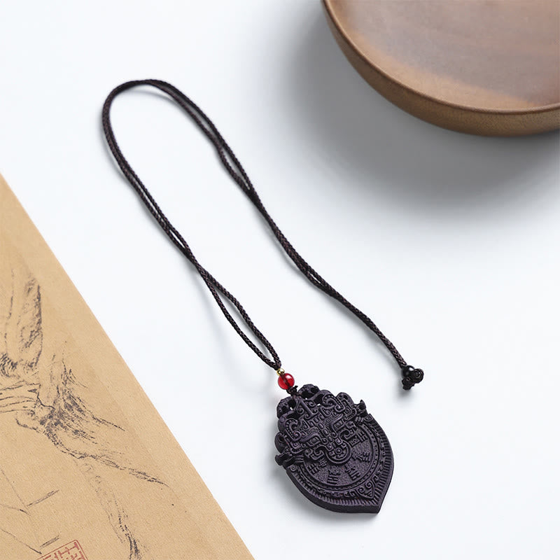 Buddha Stones ​​Fuchsmaske Schmetterling Taotie Friedensschnalle Glückskette Anhänger - Taotie - image 16